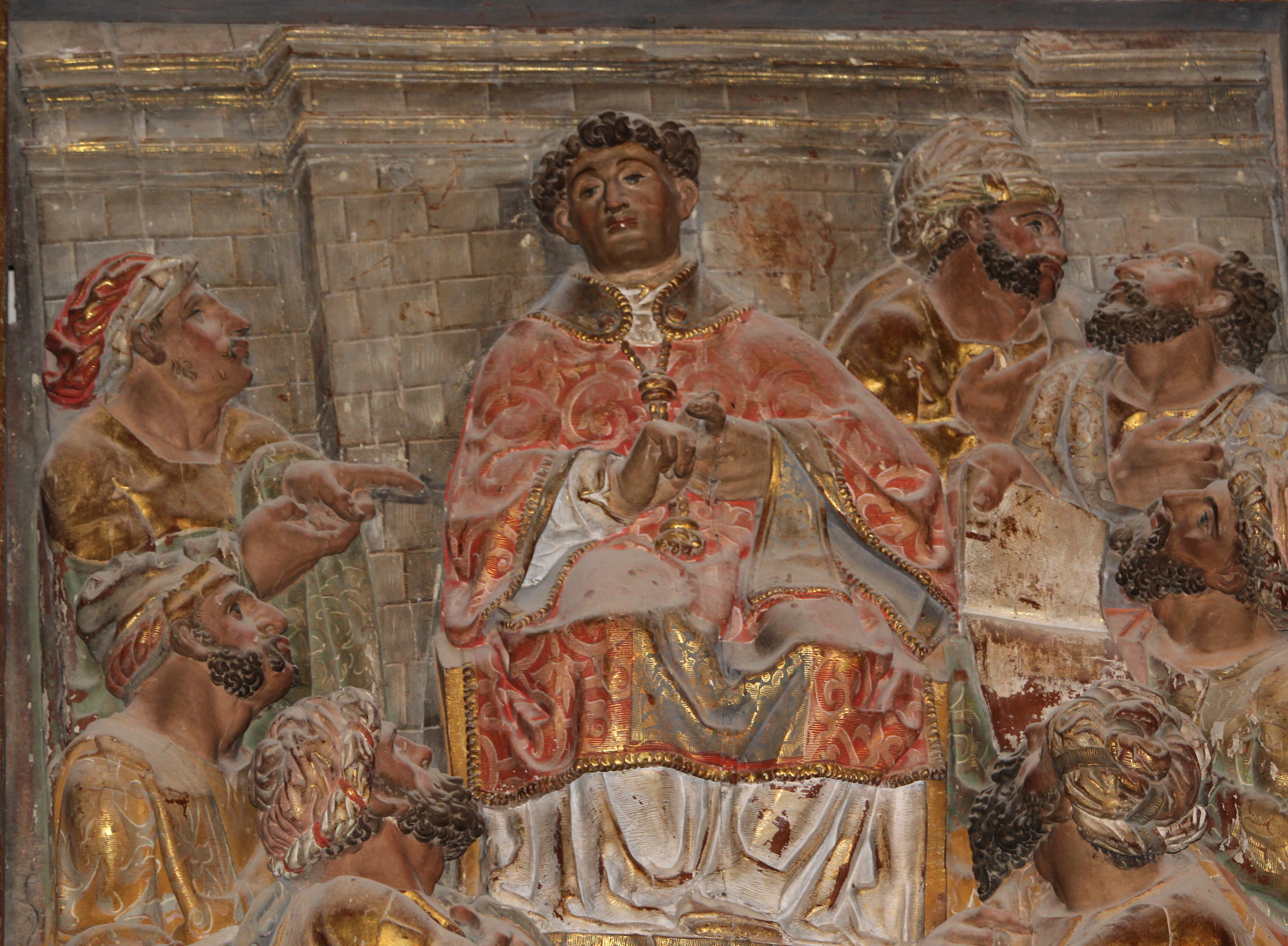 San Est&eacute;ban, titular del retablo